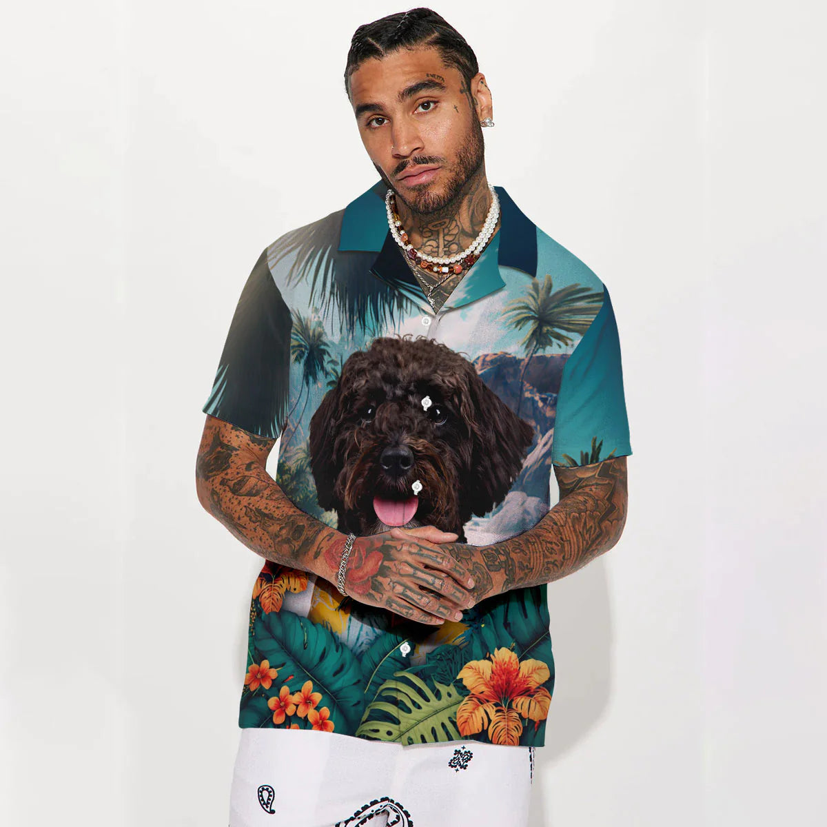 Schnoodle - 3D Tropical Hawaiian Shirt