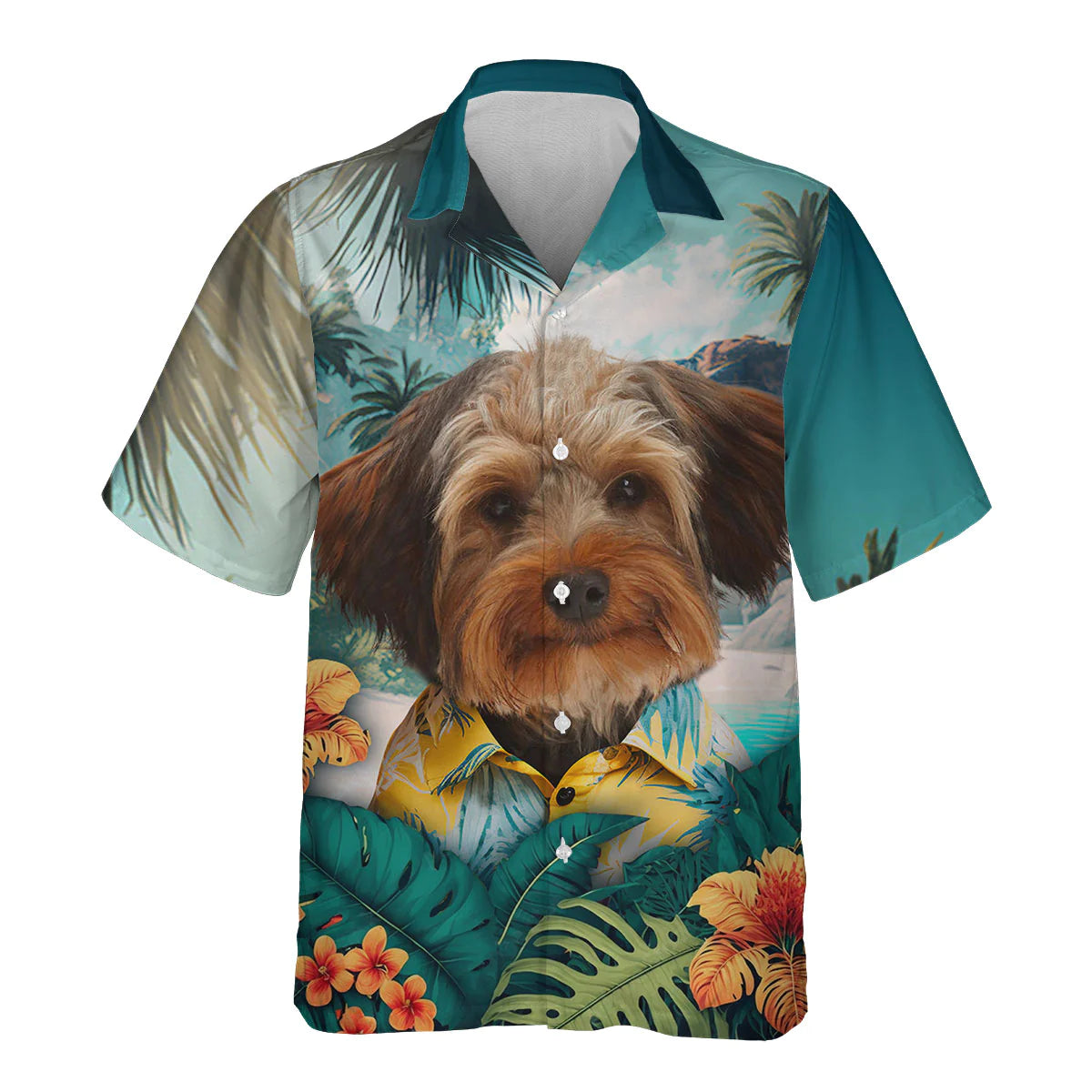 Yorkipoo - 3D Tropical Hawaiian Shirt