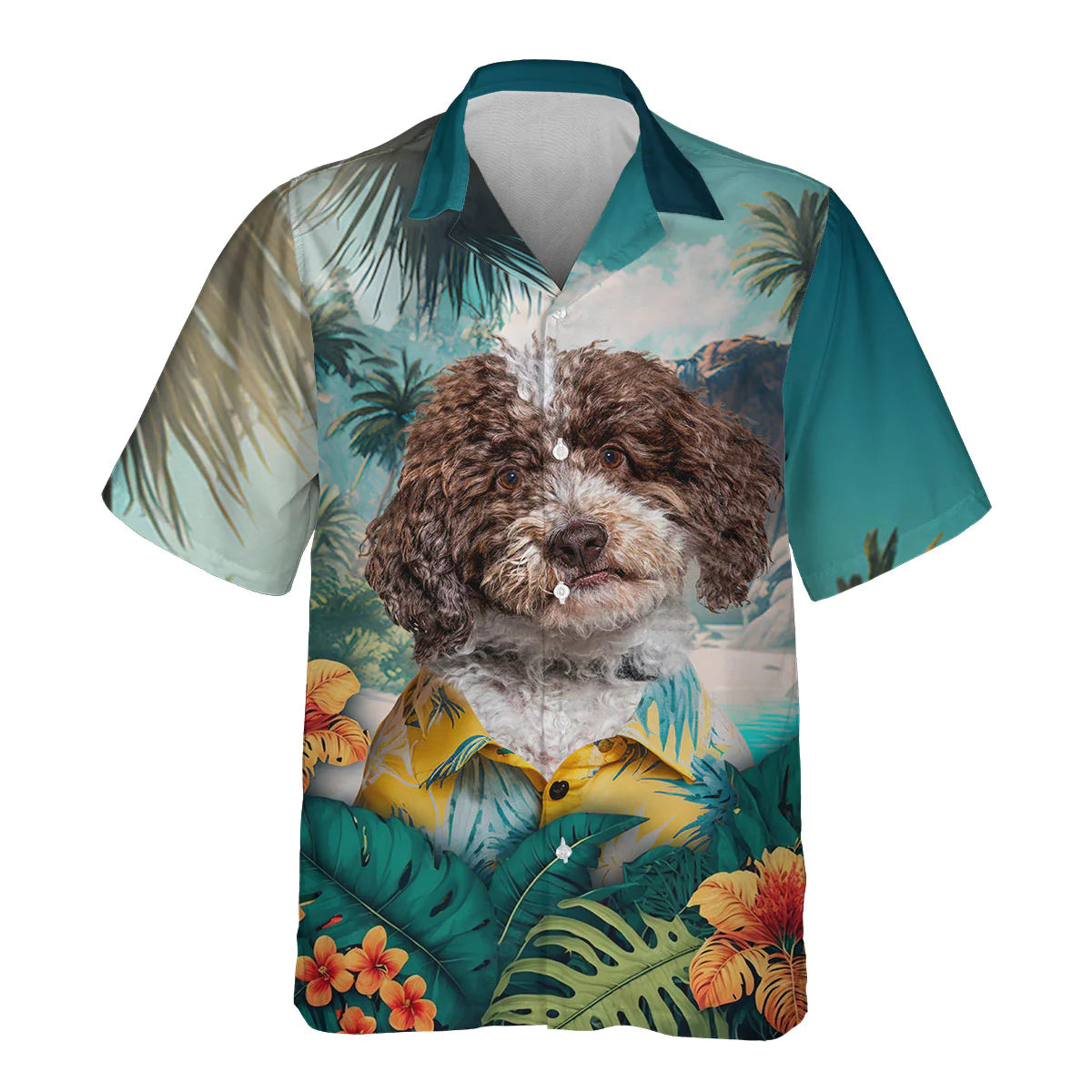 Lagotti Romagnoli - 3D Tropical Hawaiian Shirt