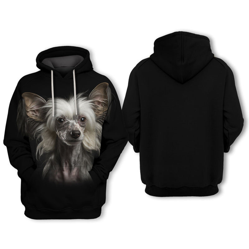 Chinese Crested - Unisex 3D Graphic Hoodie