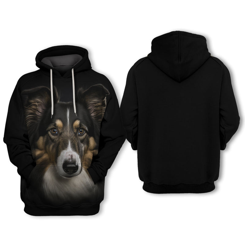 Collie - Unisex 3D Graphic Hoodie