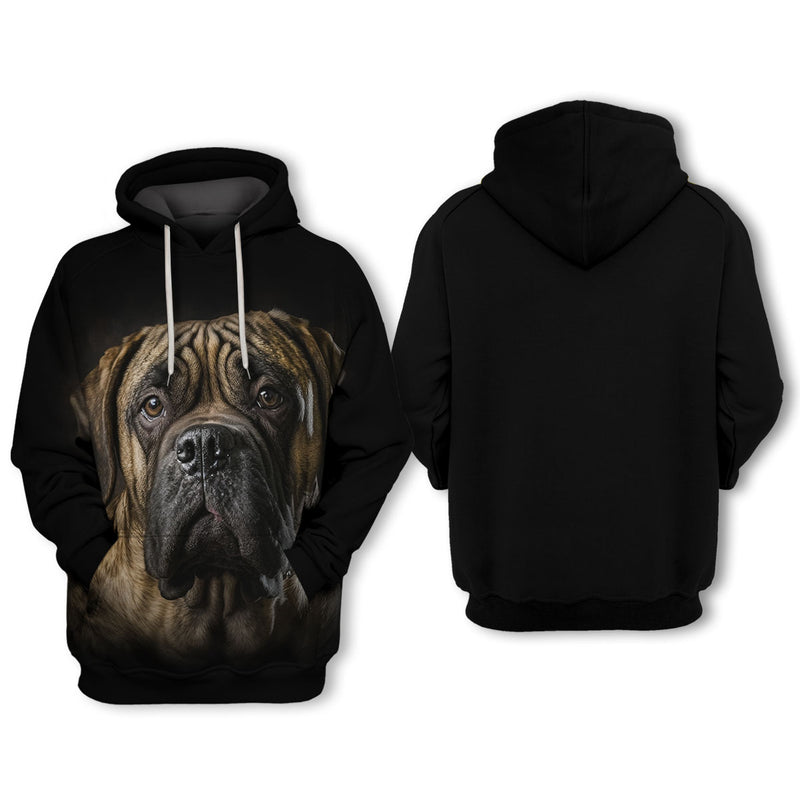 English Mastiff Brindle - Unisex 3D Graphic Hoodie