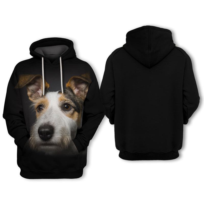 Fox Terrier - Unisex 3D Graphic Hoodie