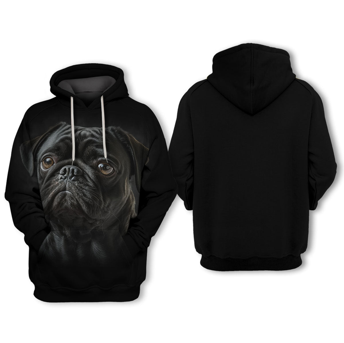 Pug - Unisex 3D Graphic Hoodie