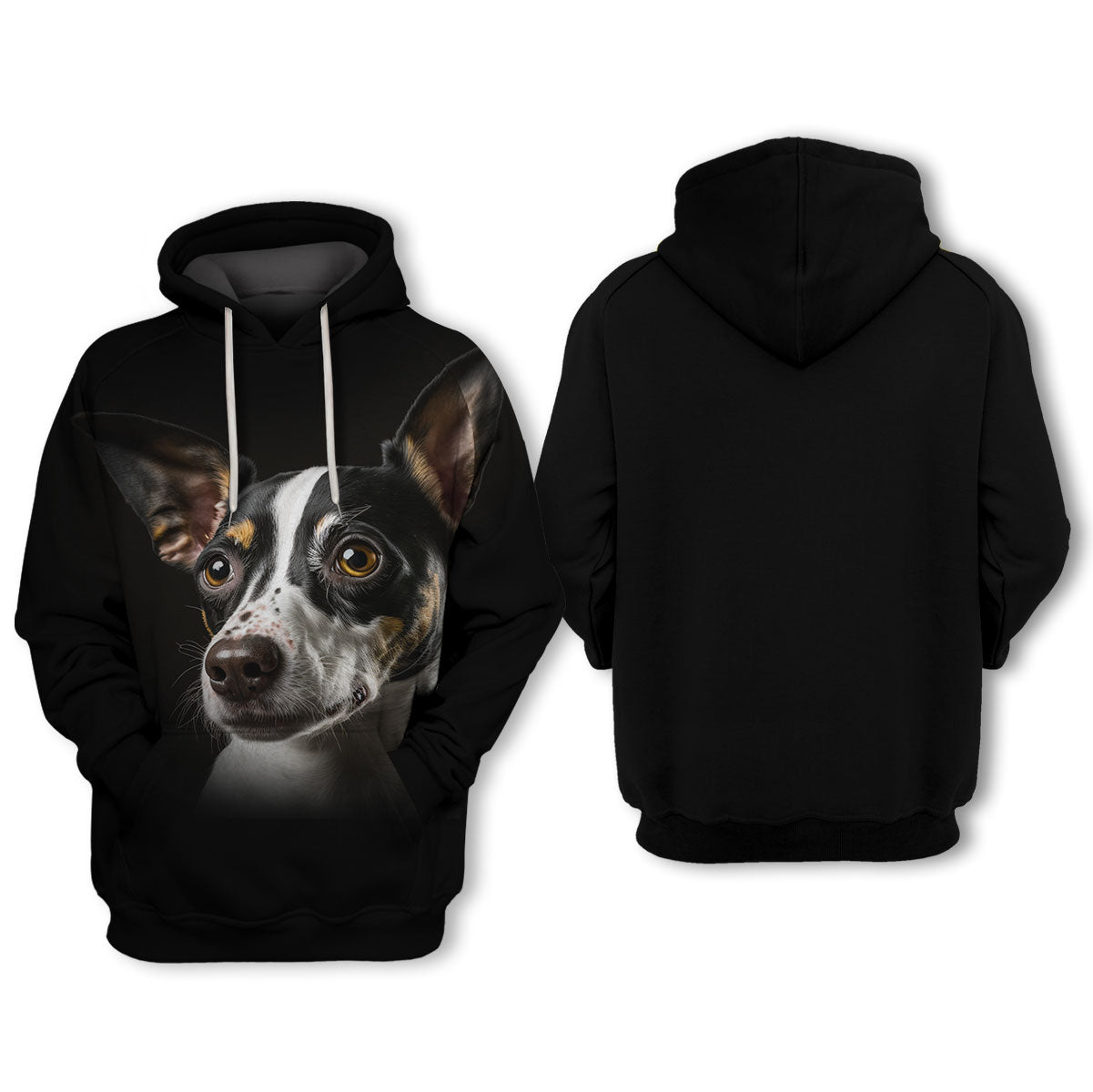 Rat Terrier - Unisex 3D Graphic Hoodie