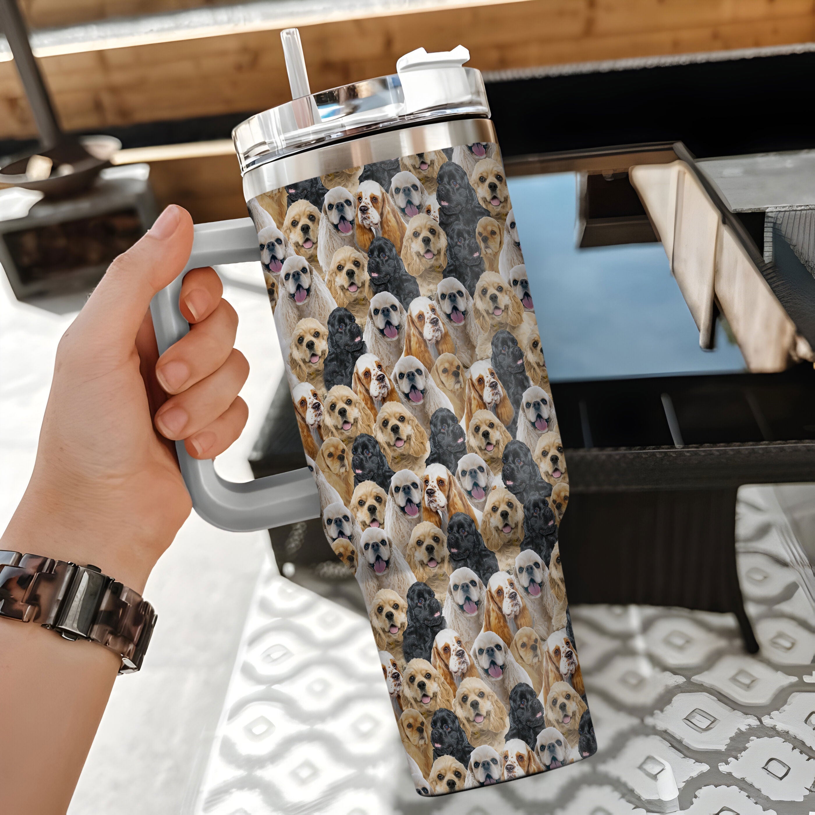 American Cocker Spaniel Tumbler
