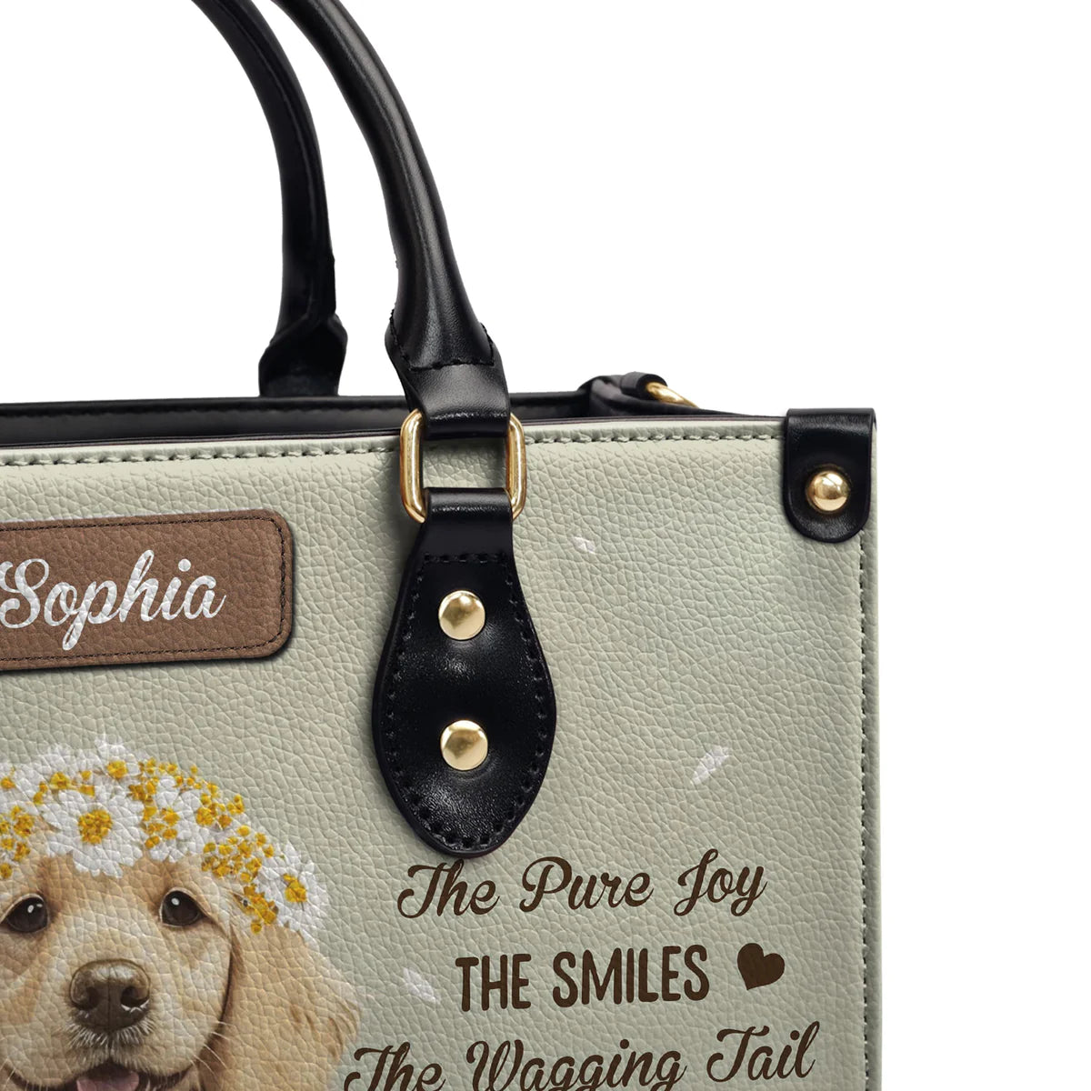 Nothing Beats The Welcome Home From A Golden Leather Bag