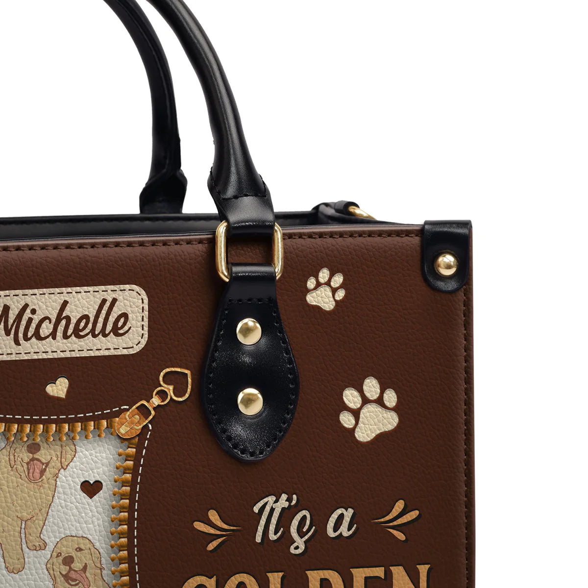 It Is A Golden Thing Leather Bag