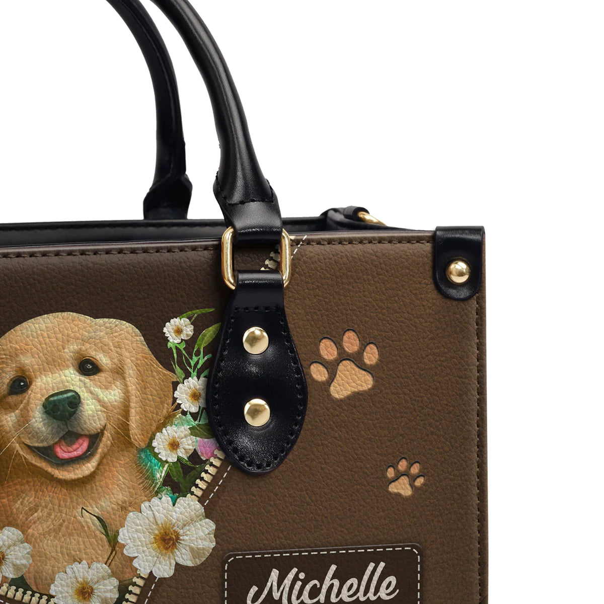 Livin The Golden Life Leather Bag