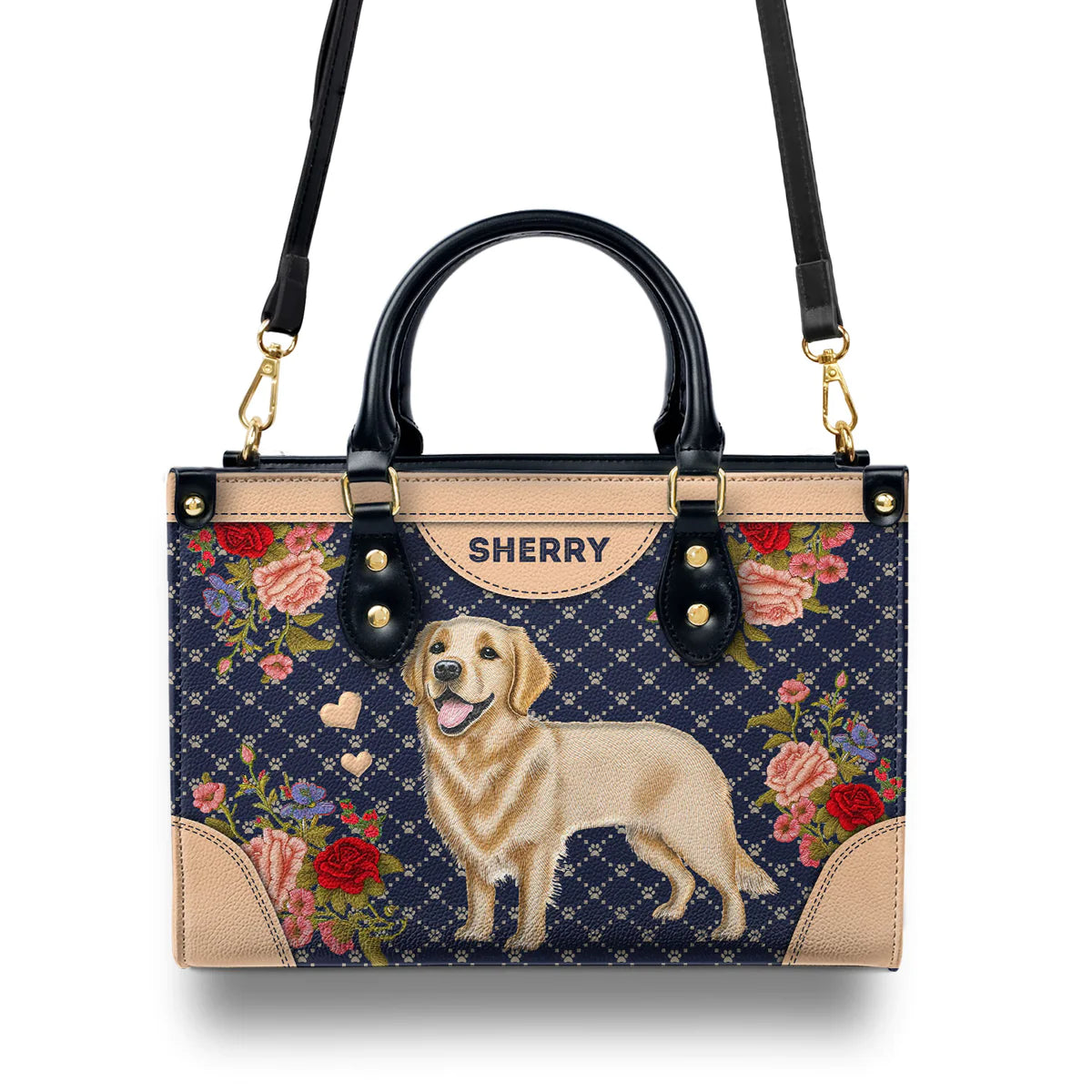 Golden Retriever Gocci Leather Bag