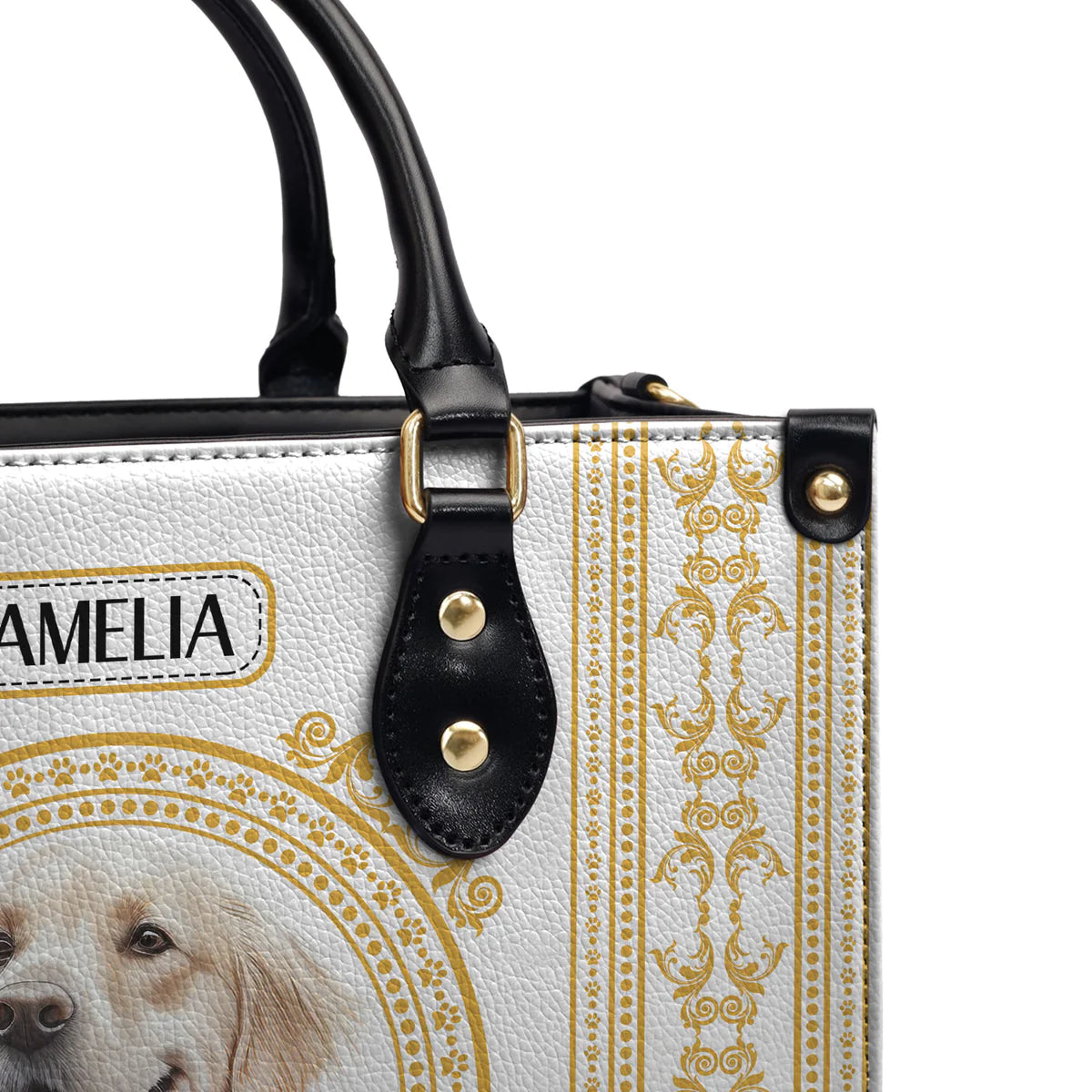 Goldsace Gold Luxury Pattern Leather Bag