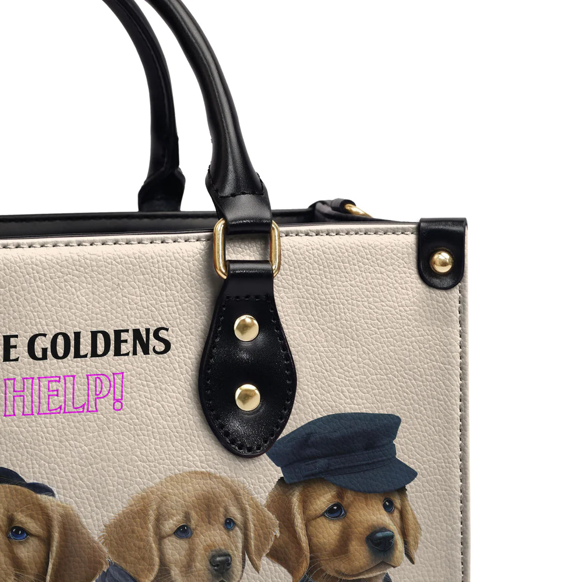 The Goldens In Blue Leather Bag