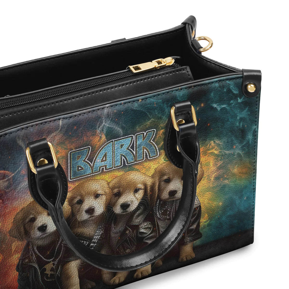 Bark Band Leather Bag