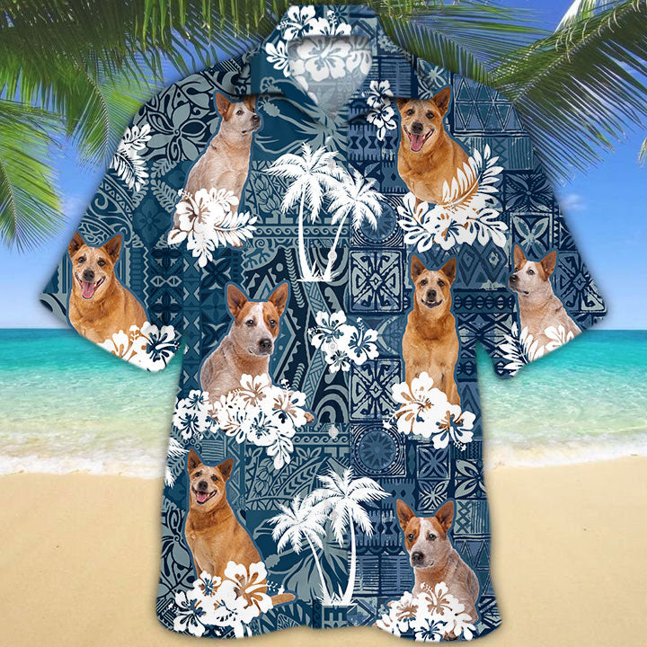 Red Heeler Hawaiian Shirt TD01