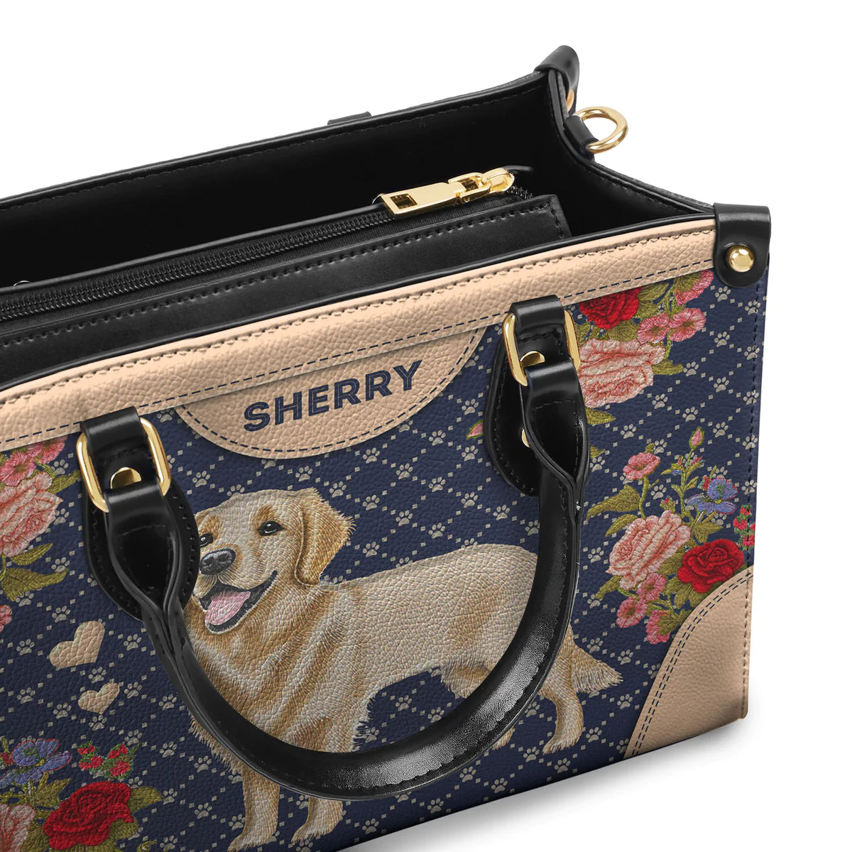 Golden Retriever Gocci Leather Bag