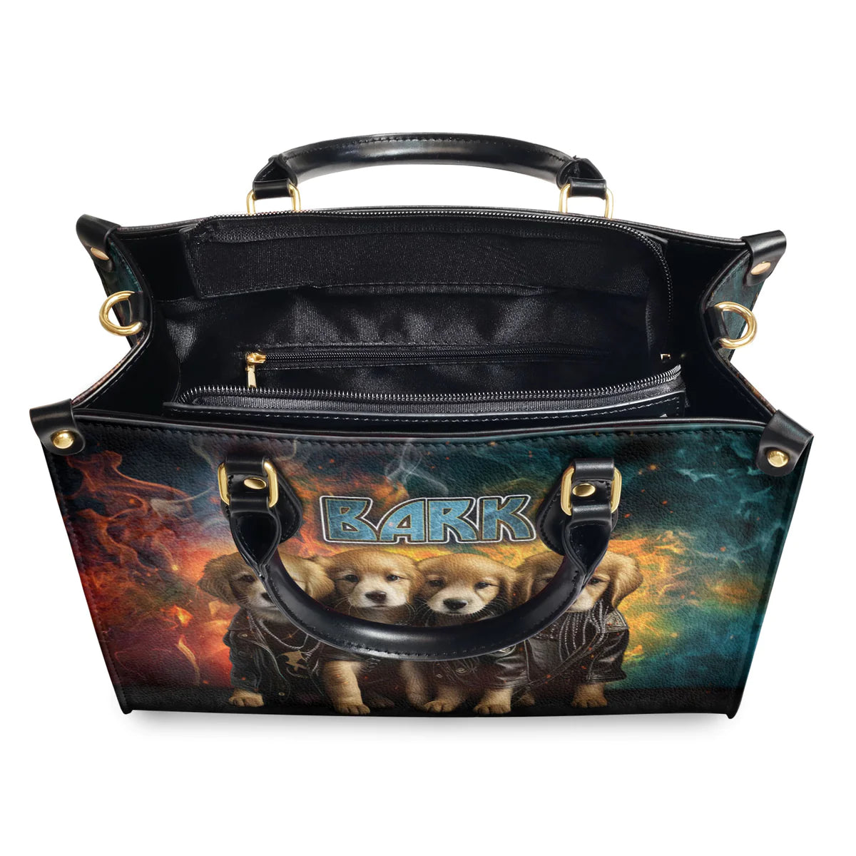 Bark Band Leather Bag