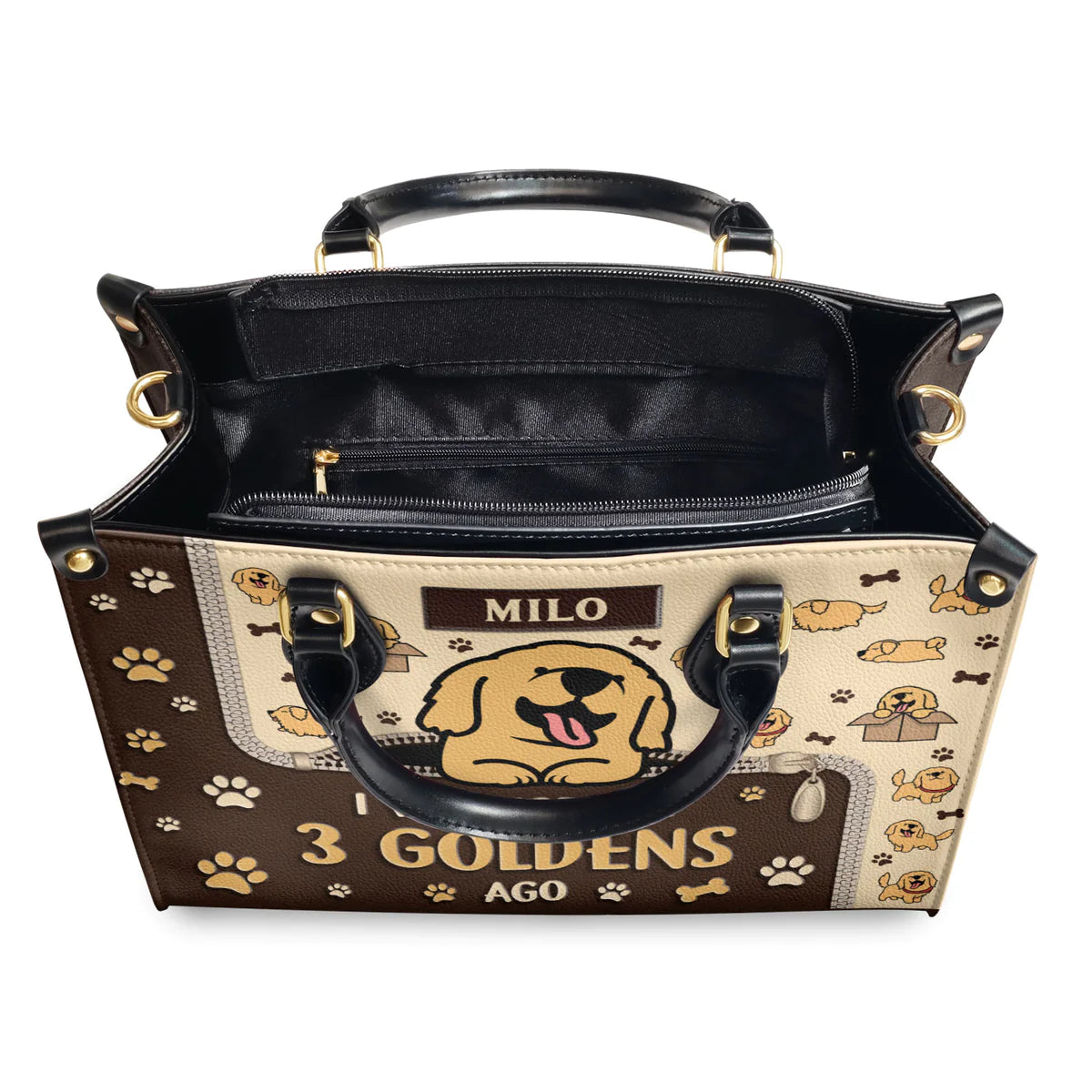 I Was Normal 3 Goldens Ago Leather Bag
