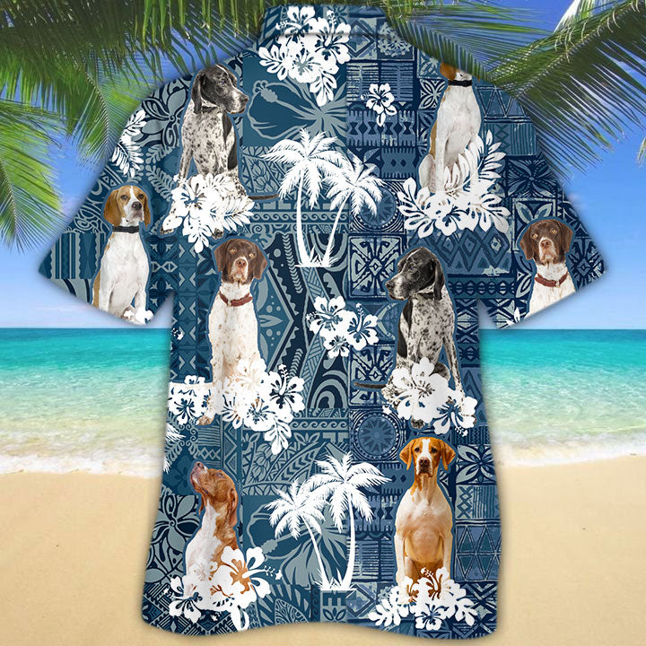 English Pointer Hawaiian Shirt TD01