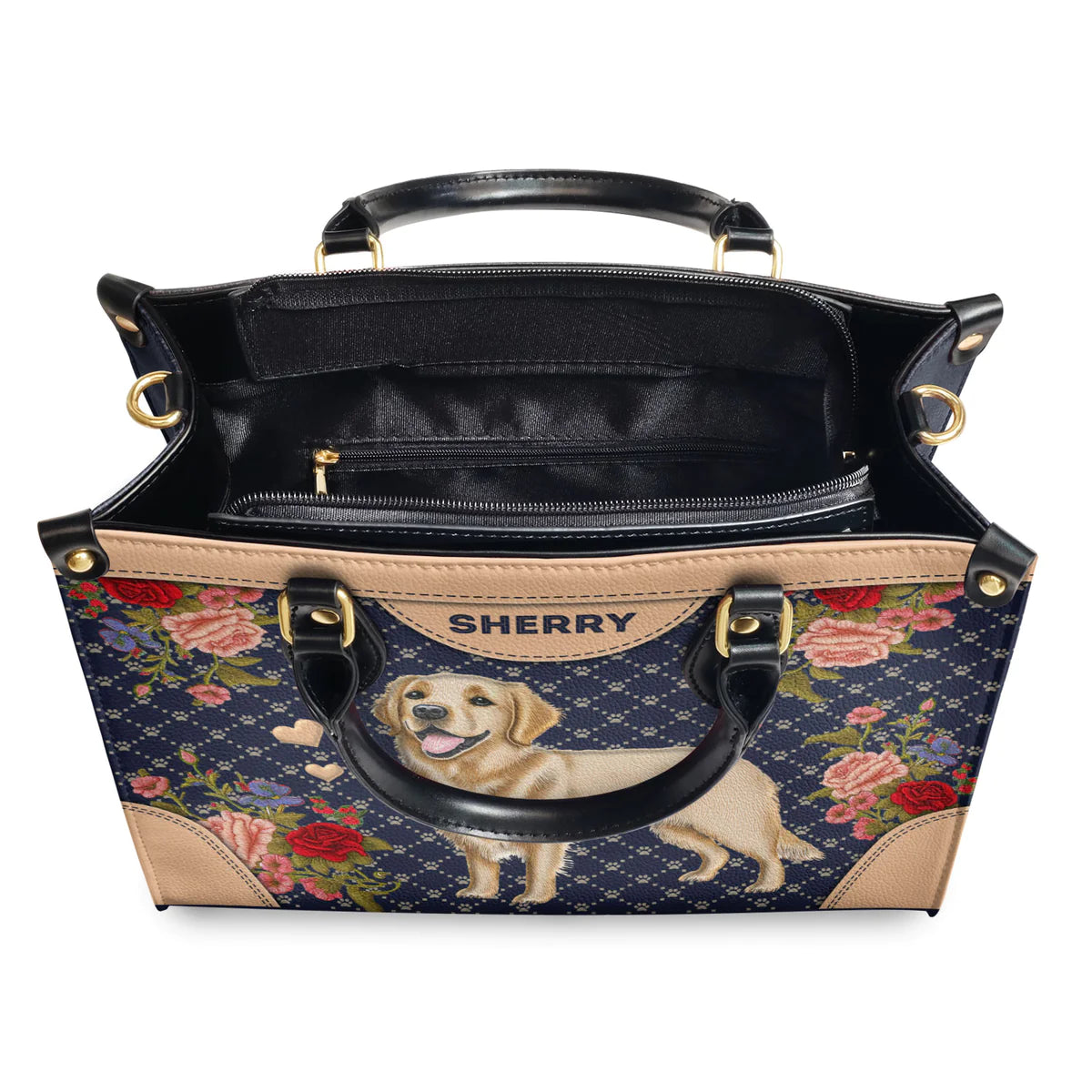 Golden Retriever Gocci Leather Bag