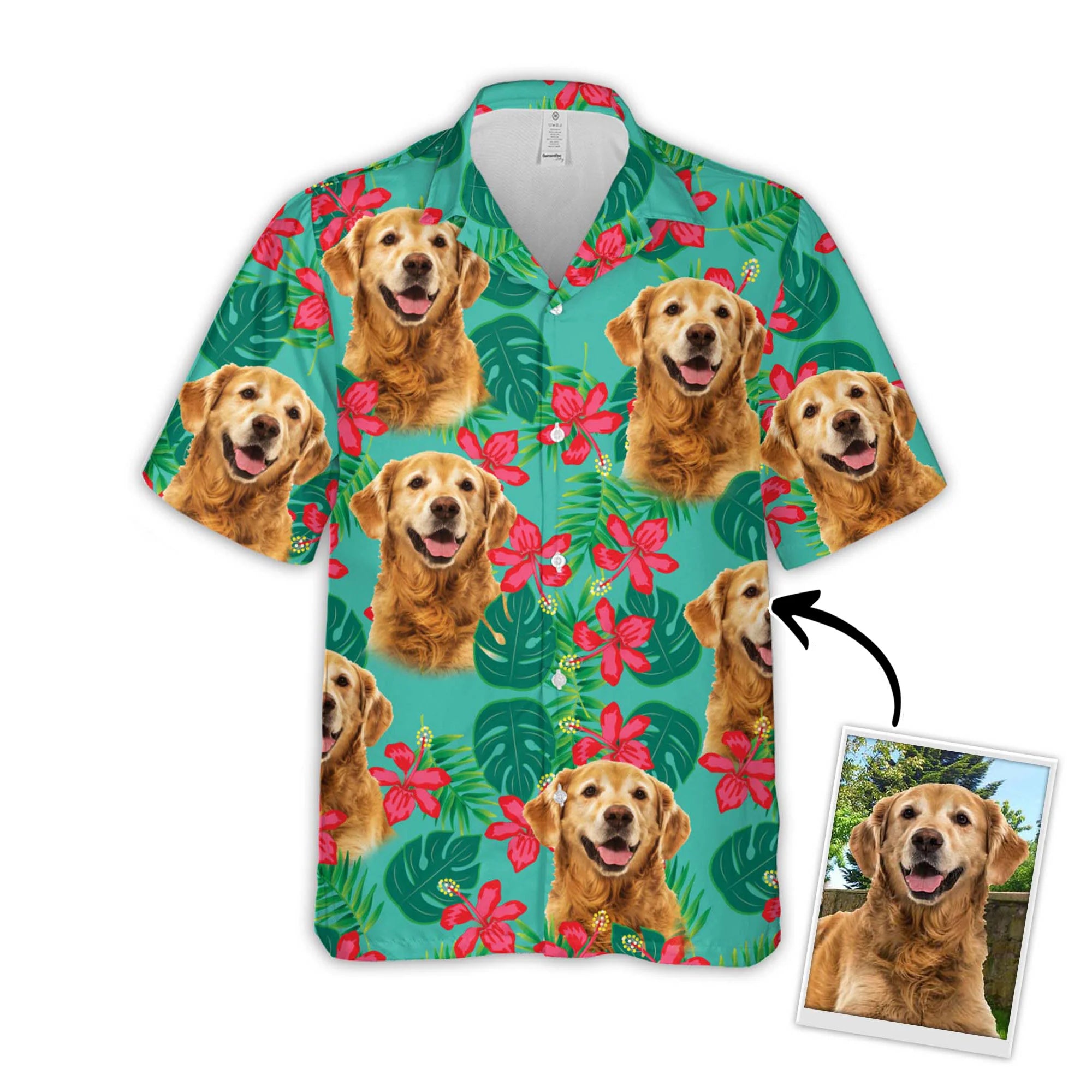 Custom Hawaiian Shirt For Dog Lovers | Personalized Puppy Lovers Gift