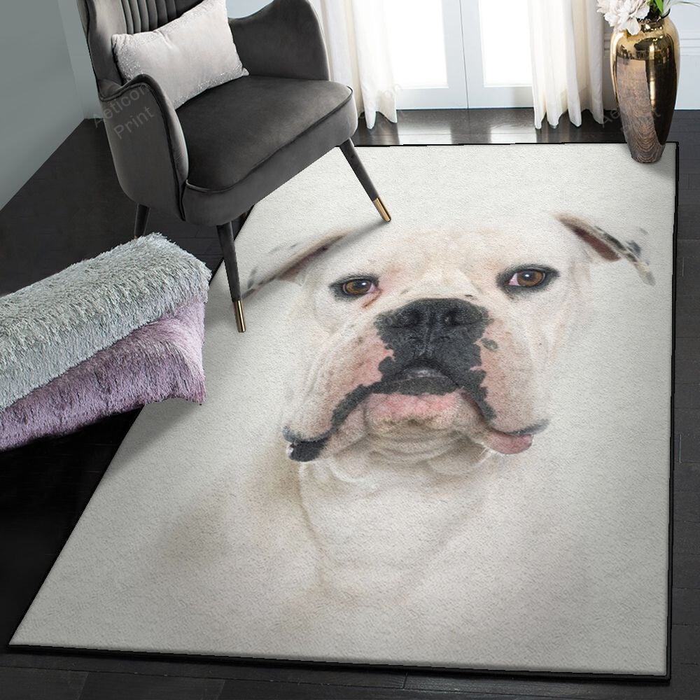 American Bulldog 1 Area Rug