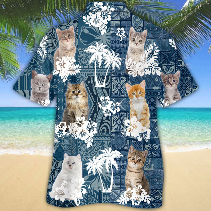 Kitten Hawaiian Shirt TD01