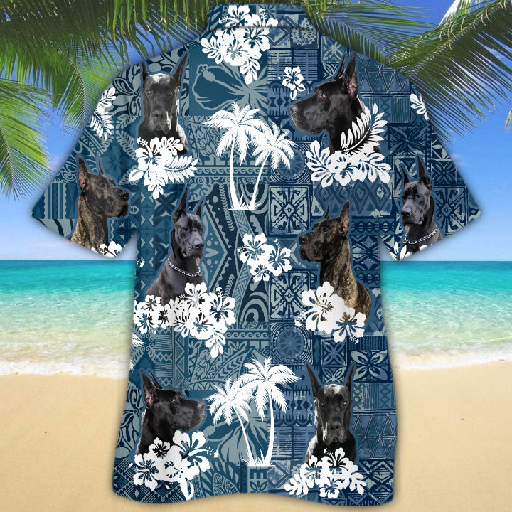 Great Dane 3 Hawaiian Shirt TD01