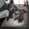 Border Collie 1 Area Rug