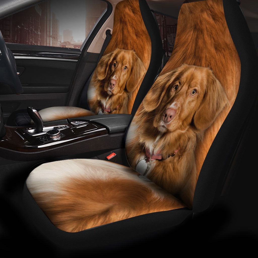 Nova Scotia Duck Tolling Retriever Face Car Seat Covers 120