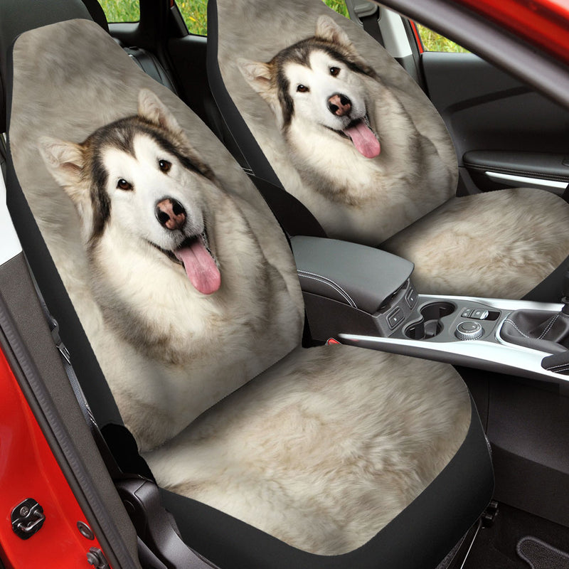 Alaskan Malamute Funny Face Car Seat Covers 120