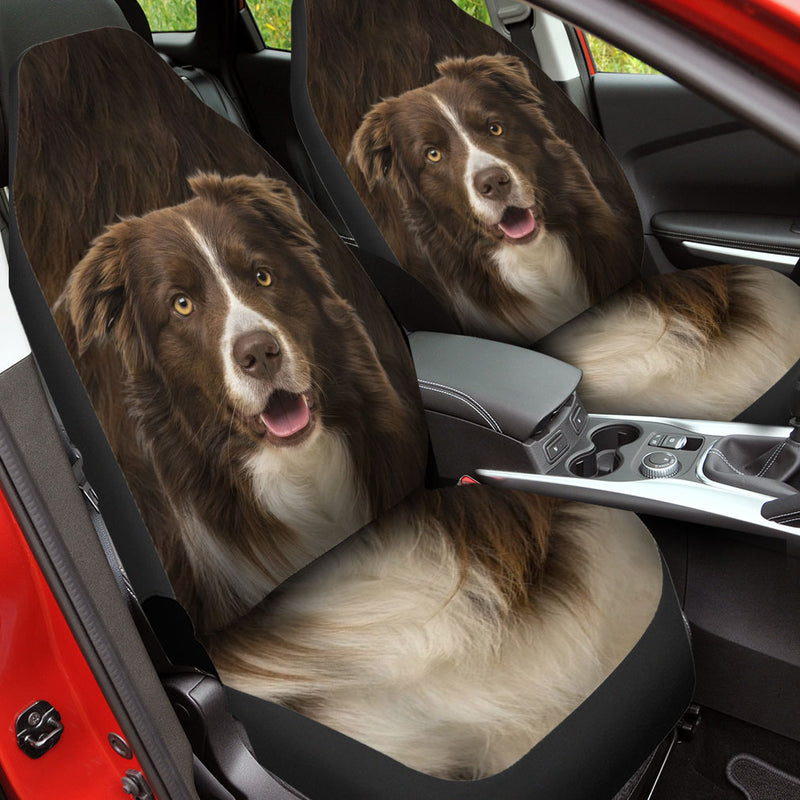 Collie Face Car Seat Covers 120