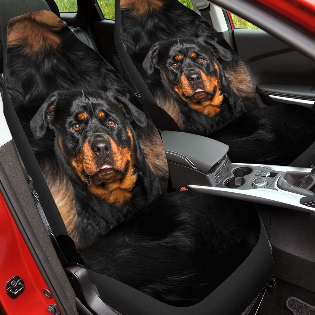 Rottweiler Face Car Seat Covers 120