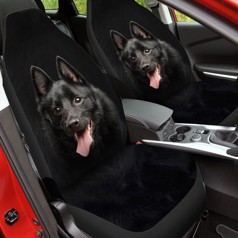 Schipperke Face Car Seat Covers 120