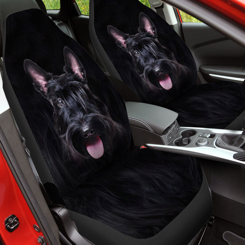 Scottish Terrier Face Car Seat Covers 120