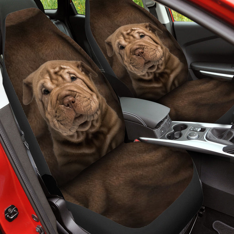 Shar Pei Face Car Seat Covers 120