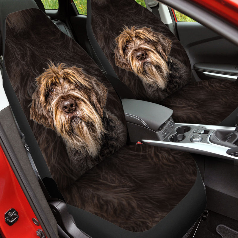 Wirehaired Pointing Griffon Face Car Seat Covers 120