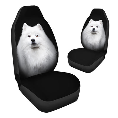 American Eskimo Funny Face Car Seat Covers 120