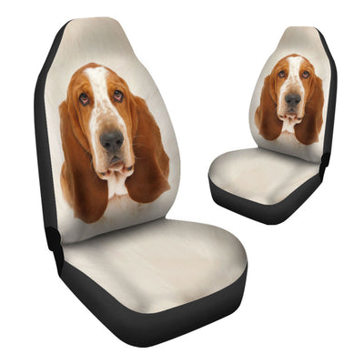 Basset Hound Face Car Seat Covers 120
