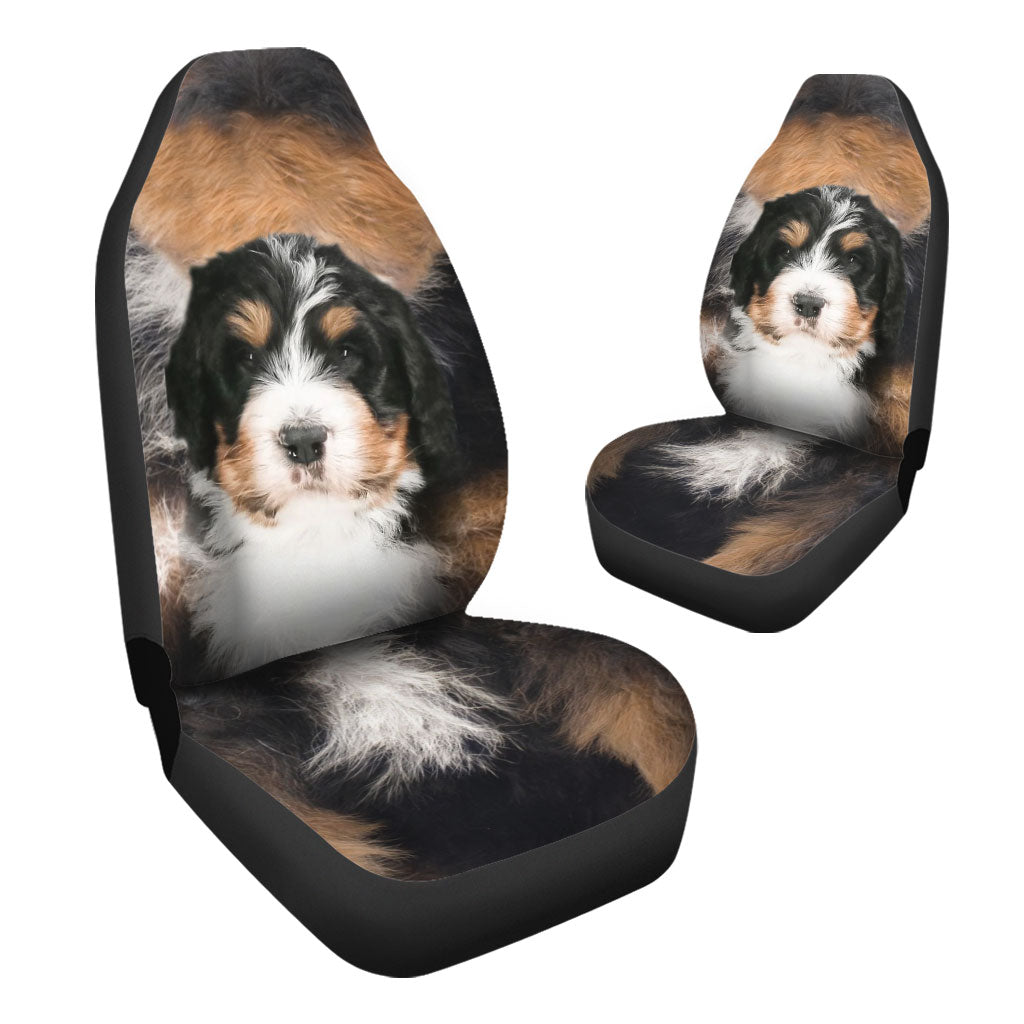 Bernedoodle Face Car Seat Covers 120