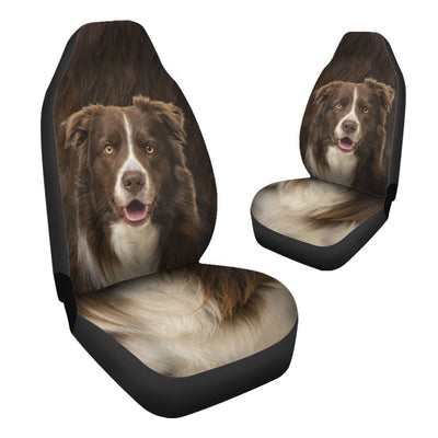 Collie Face Car Seat Covers 120