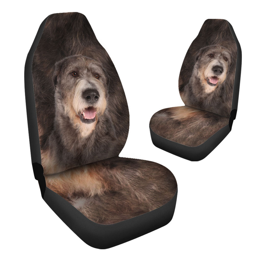 Irish Wolfhound Face Car Seat Covers 120