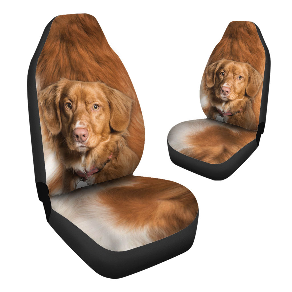 Nova Scotia Duck Tolling Retriever Face Car Seat Covers 120
