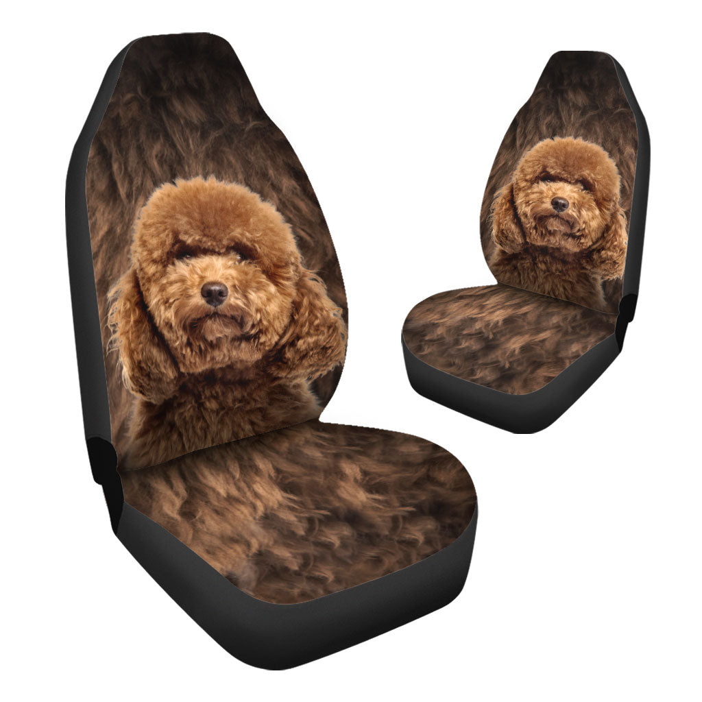 Poodle Face Car Seat Covers 120