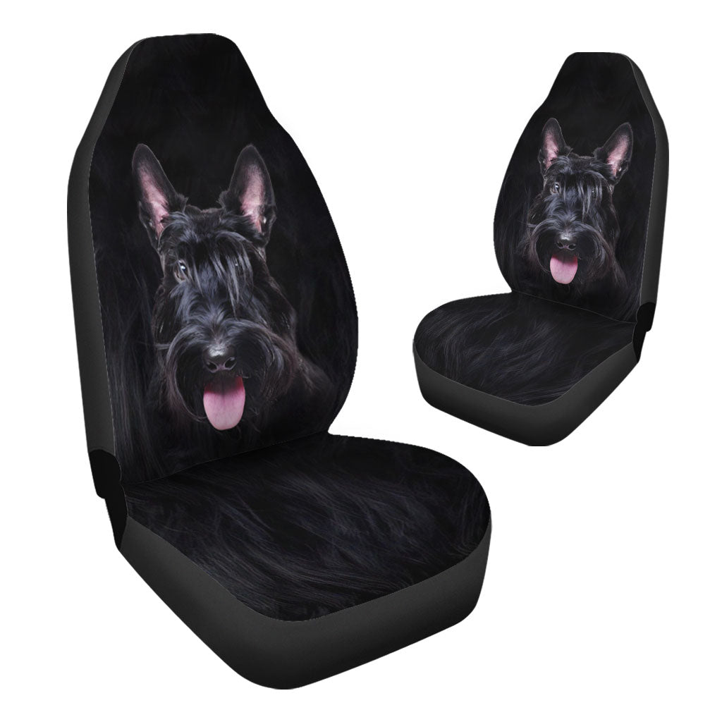 Scottish Terrier Face Car Seat Covers 120