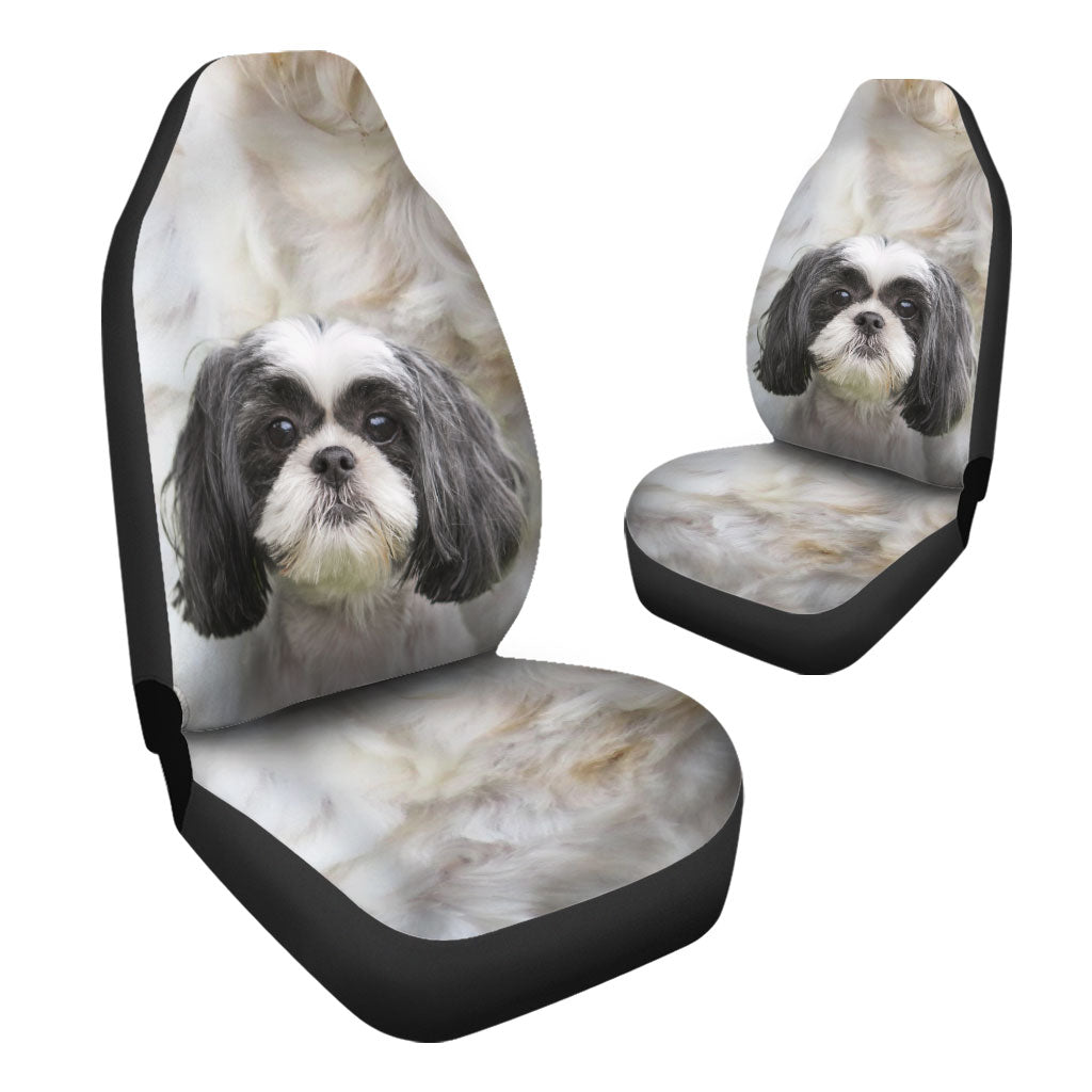 Shih Tzu Face Car Seat Covers 120