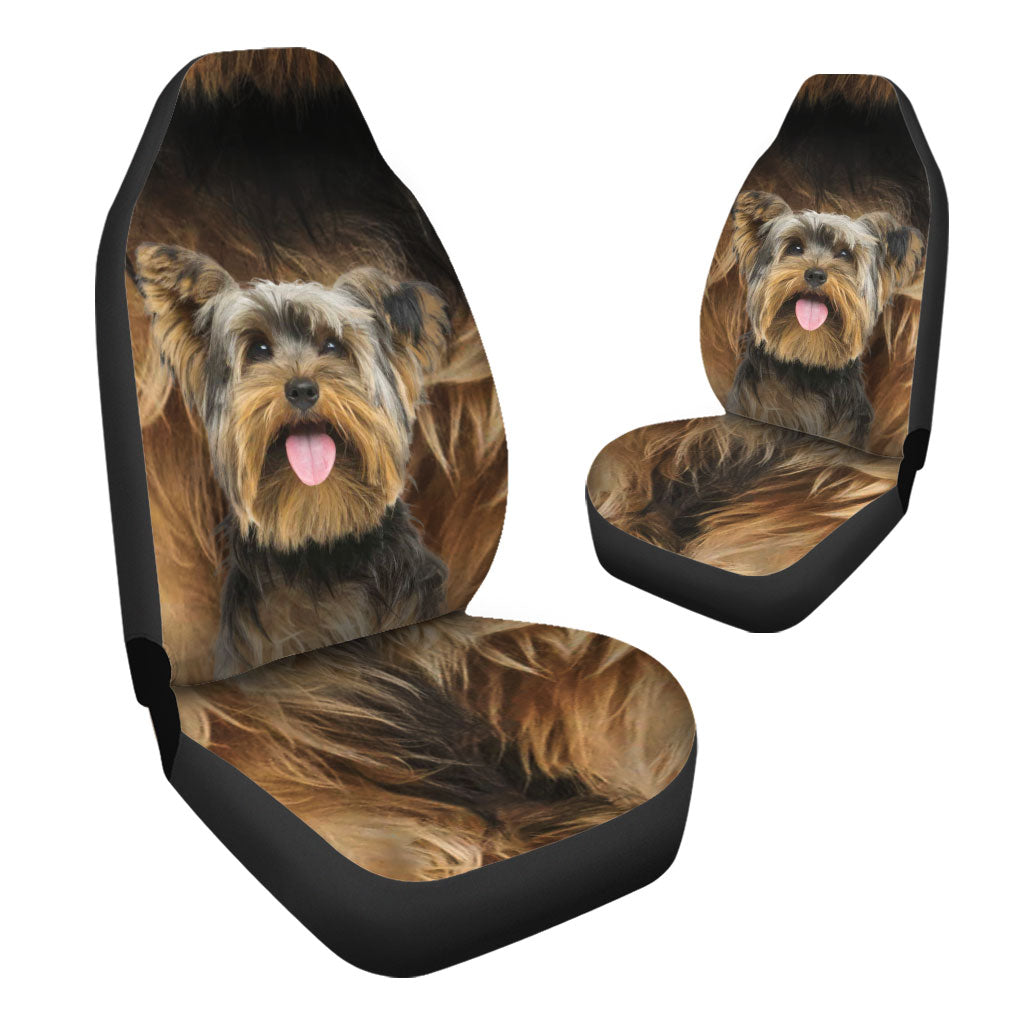 Yorkshire Terrier Face Car Seat Covers 120