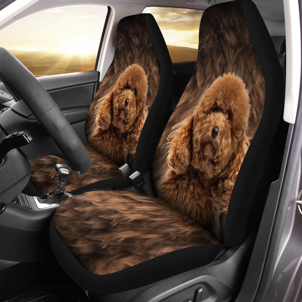 Poodle car shop seat covers