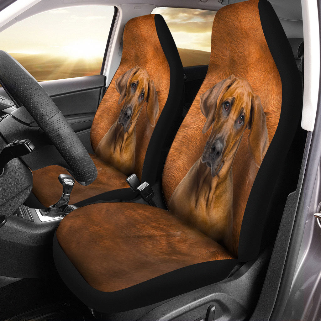 Rhodesian Ridgeback Face Car Seat Covers 120