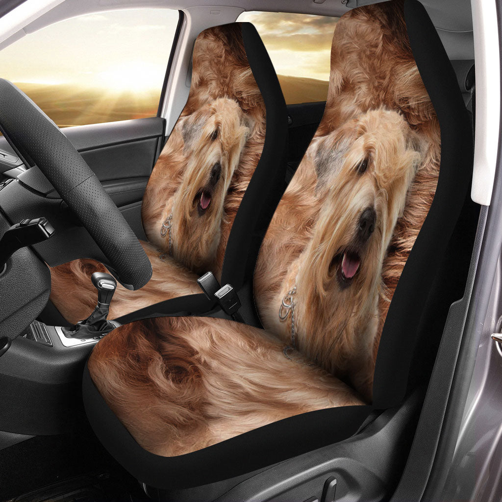 Soft-coated Wheaten Terrier Face Car Seat Covers 120