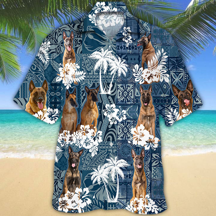 Malinois Hawaiian Shirt TD01